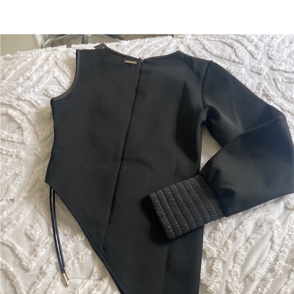 NWT One Shoulder Manière De Voir Shirt Size UK 10/US 6 - Picture 5 of 6